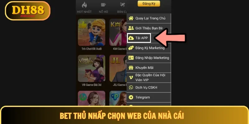 Bet thủ nhấp chọn web của nhà cáiBet thủ nhấp chọn web của nhà cái