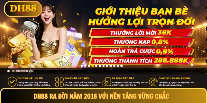 DH88 ra đời năm 2018 với nền tảng vững chắc